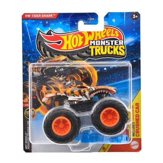 HOT WHEELS MONSTER TRUCK MASINUTA TIGER SHARK SCARA 1:64 - Default Title [ps:fa64cd8b-f371-4489-b7fd-111b8b269a66]