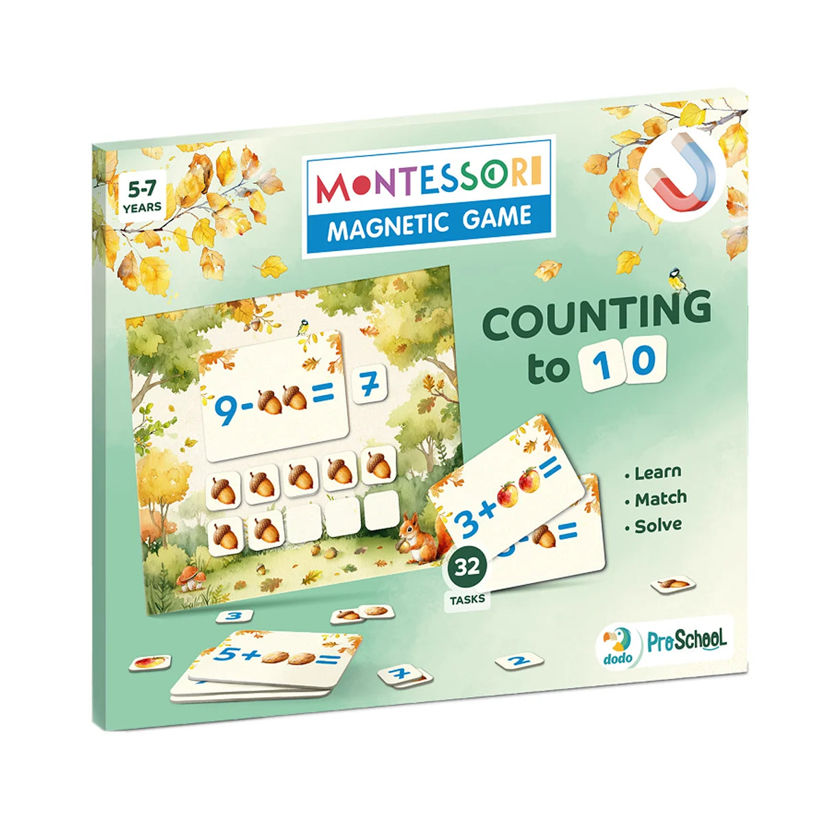 Joc Magnetic Numără până la 10 Dodo Toys - Învățare Creativă - Default Title [ps:957bb825-9e76-45bd-9ba7-1f4f262526da]