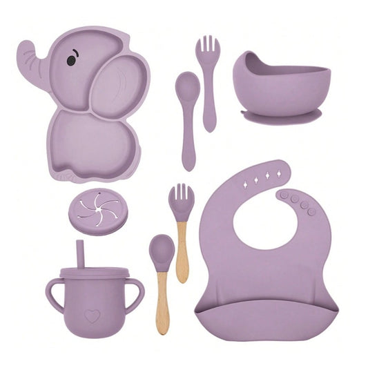 Set Servire Masă Flippy 10 Piese, Silicon și Lemn, Roz - Mov [ps:1ce6e571-fd2c-4e67-9c59-b825a6dd278c]