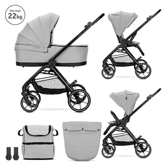 Cărucior Set 2 în 1 Lorelli Venice, Beige - Scutul Bebeului - Grey [ps:9628fcc7-c1df-40c0-95a3-4a27be5df19e]