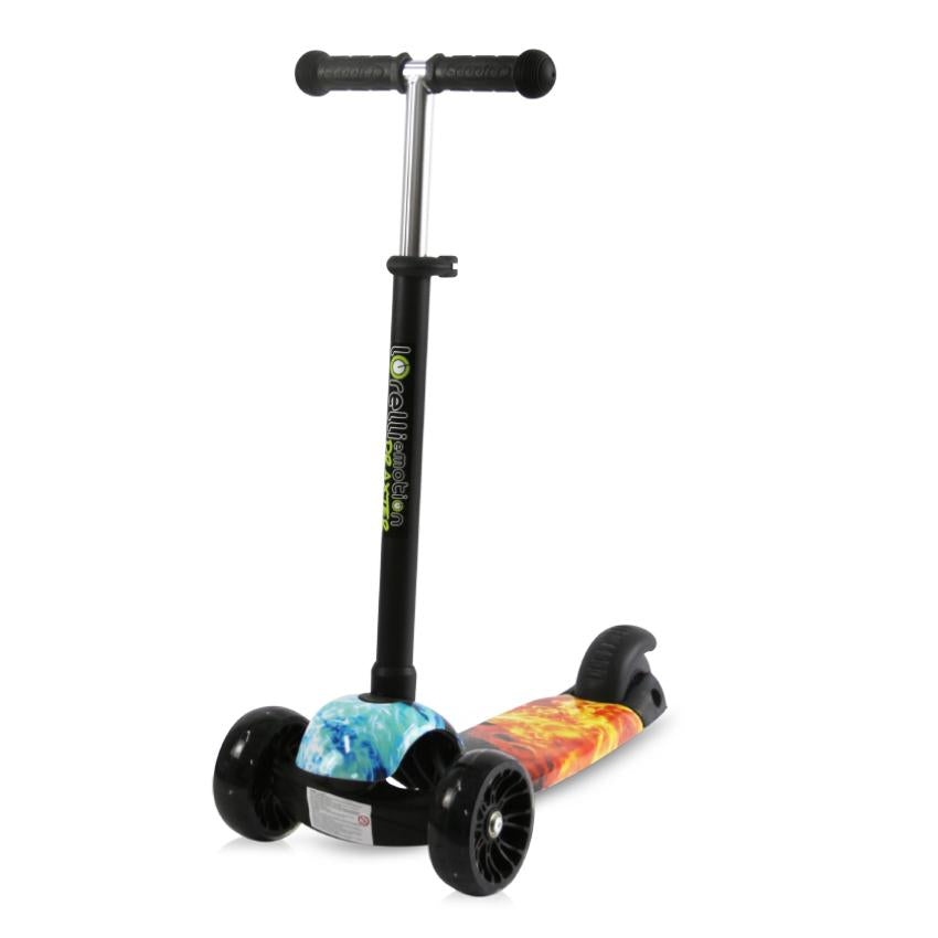Trotineta Reglabila Lorelli Draxter, 3 ani+, Negru Graffiti - multicolor [ps:b8b46840-88ee-476c-bb66-5d700e36e115]