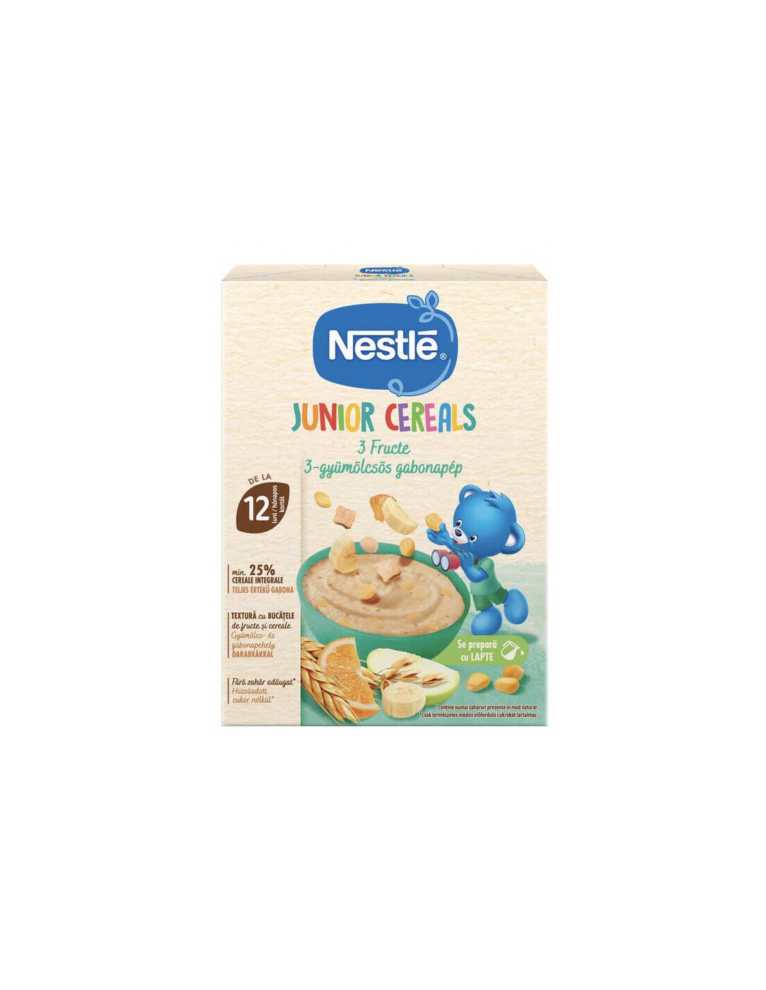 NESTLE Junior 3 Fructe, cereale, de la 12 luni, 200 g - Default Title [ps:4d3afea1-31a7-4e26-86fa-17bf0b1ed4f9]