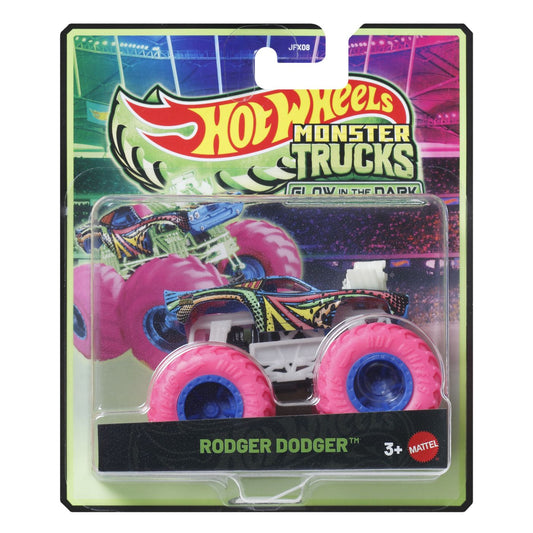 Hot Wheels Monster Truck Rodger Dodger Glow in the Dark - Default Title [ps:9504ca1a-49c5-4150-bf92-036172ee3345]