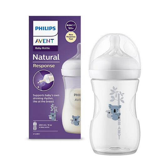 PHILIPS SCY903/67 Avent, biberon, natural response, decor urs koala, 1 luna+, 260 ml [ps:6aba401a-0791-4dc7-ad89-cf693691d742]