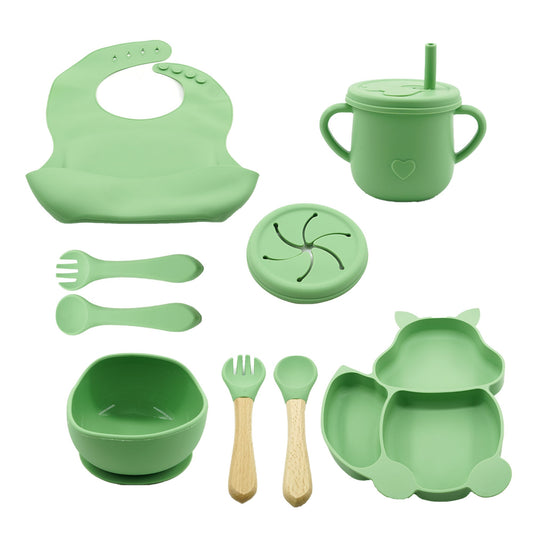 Set Diversificare 10 Piese Silicon Flippy, Verde - Verde [ps:fabaf945-f92a-462f-8a42-a6764a4d220c]