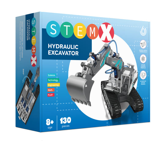 INTERAKTIVNA ZABAVA Stemx, set de constructie, Excavator hidraulic [ps:0e668339-6ca9-4429-b1a9-a590bb7b9c9f]