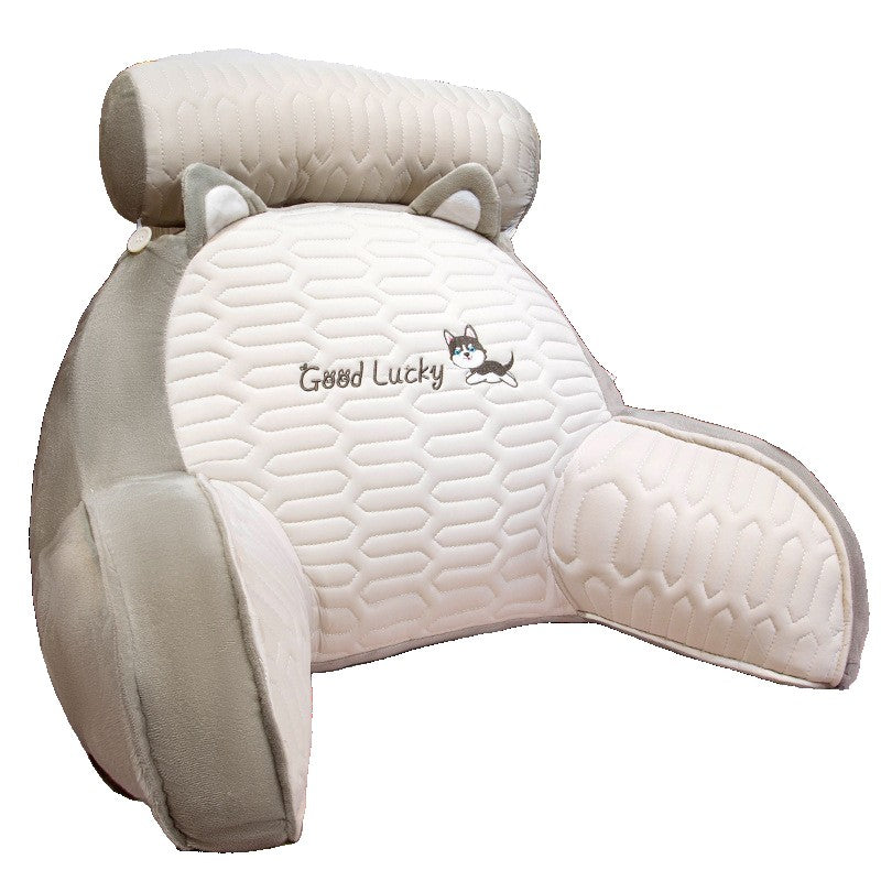 Perna Multifunctionala Flippy, Latex, 60x40cm, Gri Catelus - Gri [ps:612afbf1-81aa-4b0f-bdb7-a6924e3d8122]