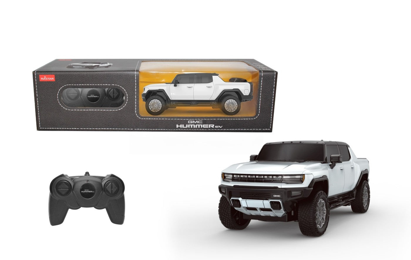 MASINA CU TELECOMANDA HUMMER EV ALB CU SCARA 1 LA 24 Rastar - Alb [ps:edf0ed9c-d8cc-4bc0-bbe2-6e4eeeeec9ce]