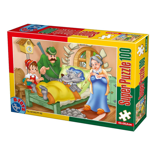 Puzzle D-TOYS Scufița Roșie, 100 piese - Dezvoltare Copii - Default Title [ps:6f9870e8-a6cf-44f5-aec4-40afe7aadb08]