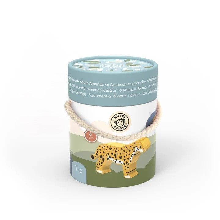 Set Animale America de Sud Speedy Monkey - Jucării Lemn - Default Title [ps:7348e2af-9edb-4460-8bf3-e4fce692b5ef]