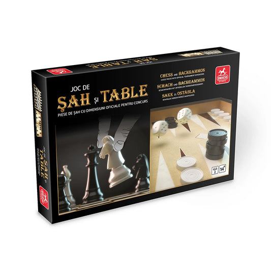Sah și Table D-TOYS - Joc de Societate 2 în 1 - Default Title [ps:73b9ac22-3103-4c82-b375-1b0787a0004c]