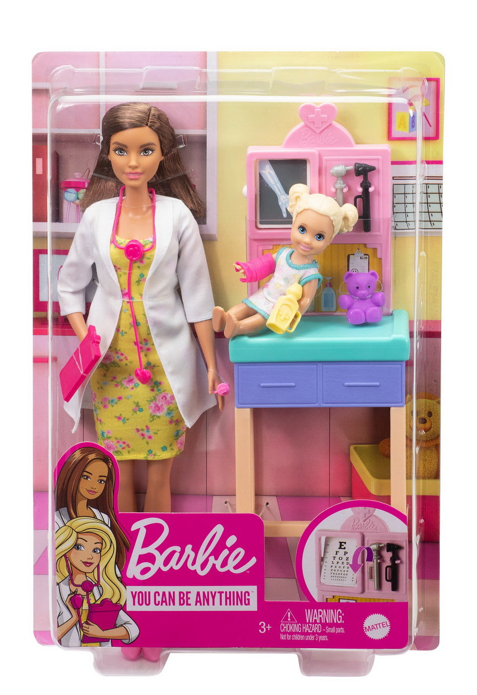 BARBIE CARIERE SET MOBILIER CU PAPUSA APICULTOR Mattel - Doctor Pediatar [ps:cce0df8b-85c3-48e0-a1d1-34c8907a26b3]