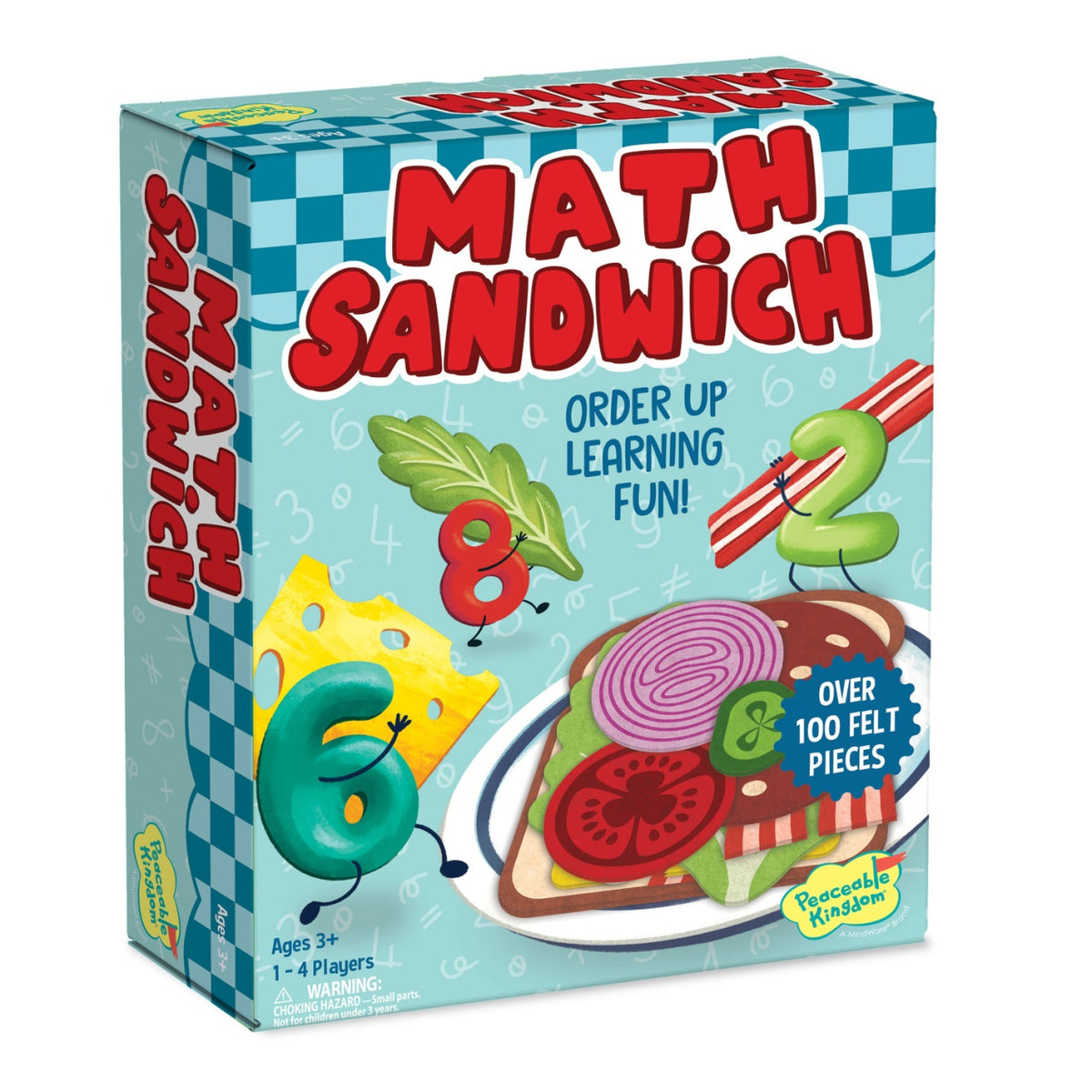 Joc Matematic Math Sandwich Peaceable Kingdom pentru - Default Title [ps:c1871983-0f4d-4c5b-9281-670268389ebb]