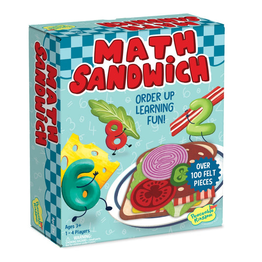 Joc Matematic Math Sandwich Peaceable Kingdom pentru - Default Title [ps:c1871983-0f4d-4c5b-9281-670268389ebb]