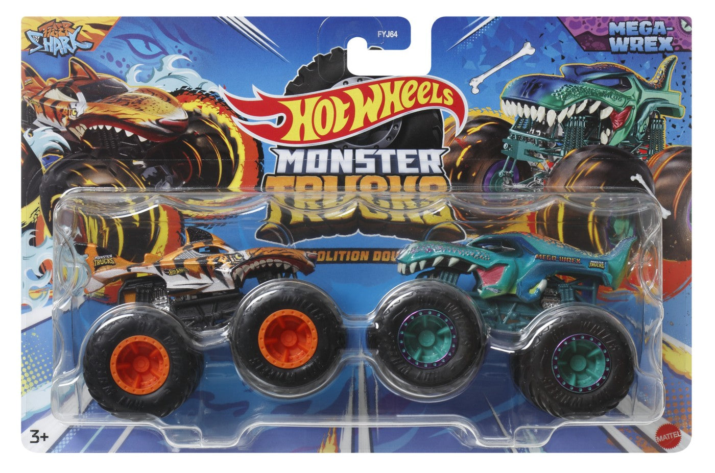 HOT WHEELS MONSTER TRUCK SET 2 MASINI SCARA 1 LA 64 - Wrex [ps:fd896b30-68ec-498a-a8cd-db7c522306c6]