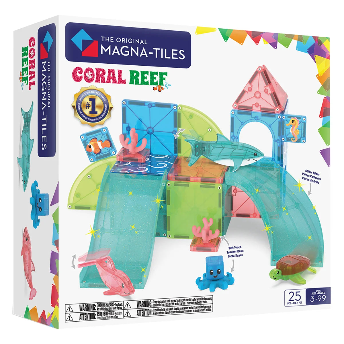 MAGNA-TILES Coral Reef - Set Magnetic de Construcție - Default Title [ps:a5a64103-93b3-4687-ae11-26beef571513]