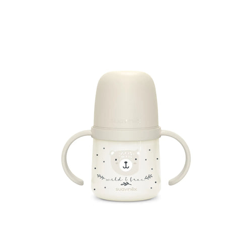 Cană Antrenament Suavinex cu Cioc Silicon, 150ml - Roz - VANILIE [ps:ebd07263-f32c-4e21-bc26-98f5e82a843d]