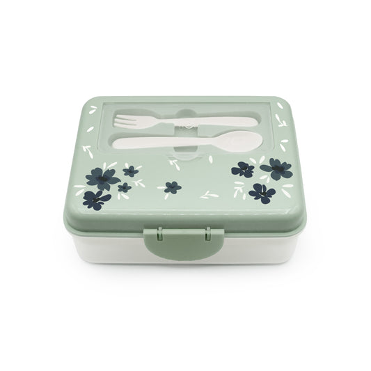 CUTIE PRANZ BENTO 2 NIVELE CU TACAMURI MELII FLORI ALBASTRE [ps:52294b75-194c-4cd8-949c-d62c7d979e84]