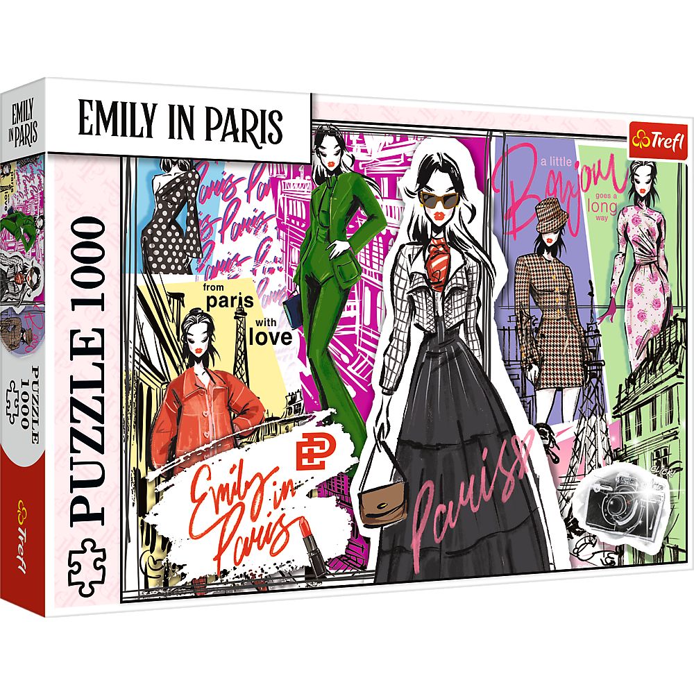 Puzzle Trefl 1000 Piese - Emily la Paris Inspirație în Modă - Default Title [ps:ec392848-d608-425a-9ff7-51da4499834d]