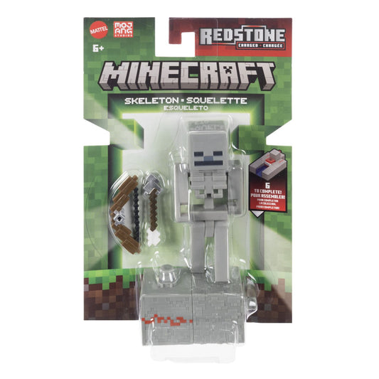 MINECRAFT CRAFT A BLOCK FIGURINA SKELETON 8CM Mattel - Default Title [ps:32f522a9-2bac-493f-87c9-e9a0b35c10af]