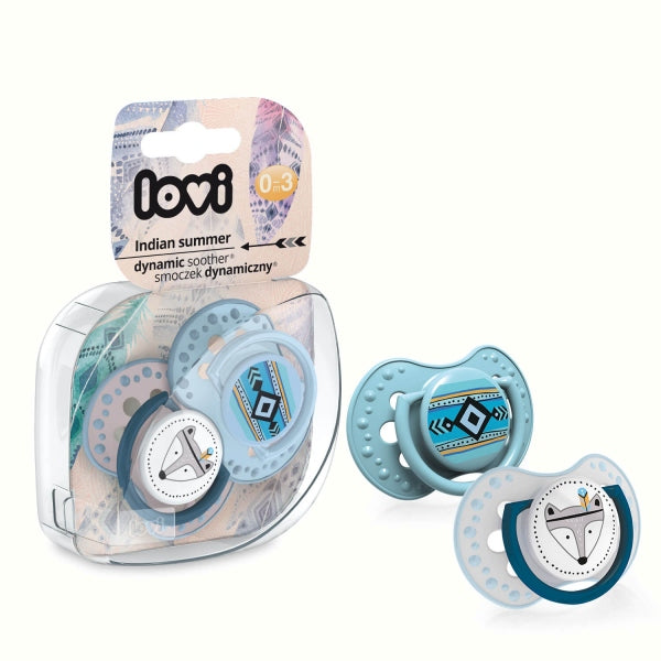 Lovi Suzeta Silicon Dynamic 0-3M 2 Pcs Indian Summer Baiat - 22/855Boy [ps:8d645940-de41-4a3f-b925-f4d2886bf32f]
