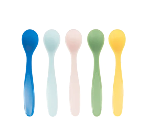 Set 5 Lingurițe Pastel Badabulle pentru Bebe - Default Title [ps:192707de-1ee2-497a-af3e-487a72ef5580]