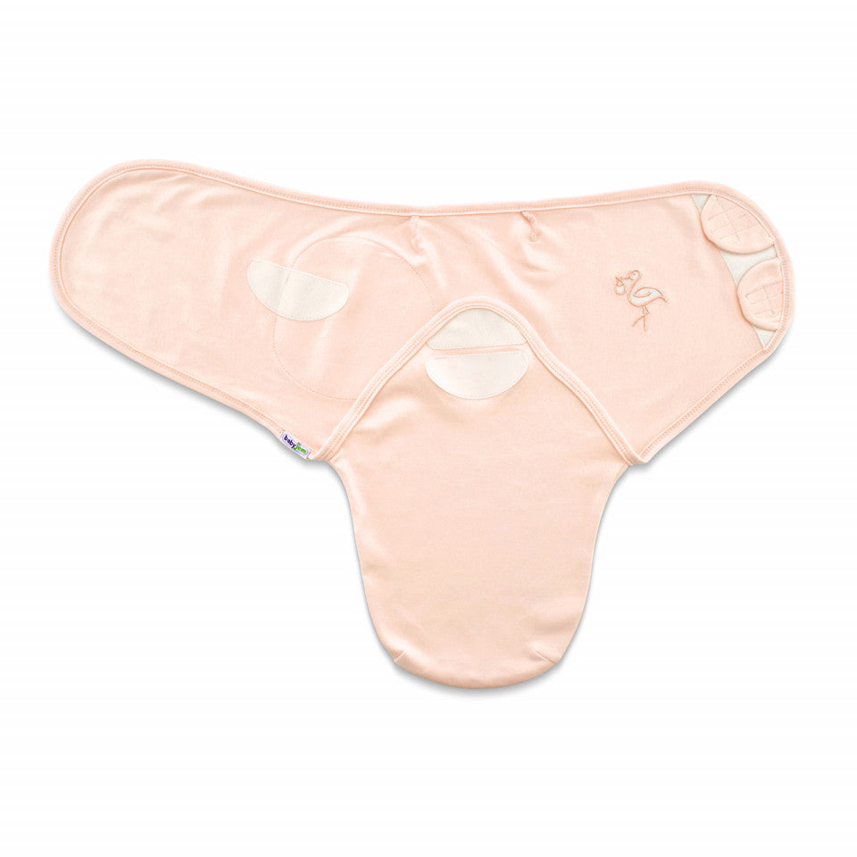 Sistem de infasare din bumbac 0-3 luni BabyJem Swaddle (Culoare: Somon) [ps:729fa225-08c9-49e5-ad0c-4eb9b2ce29cb]