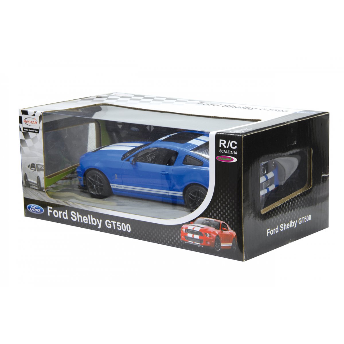 MASINA CU TELECOMANDA FORD SHELBY GT500 ALBASTRU CU SCARA 1 LA 14 [ps:fcf4ce34-b615-4ac3-8d3a-85c93233dfcf]