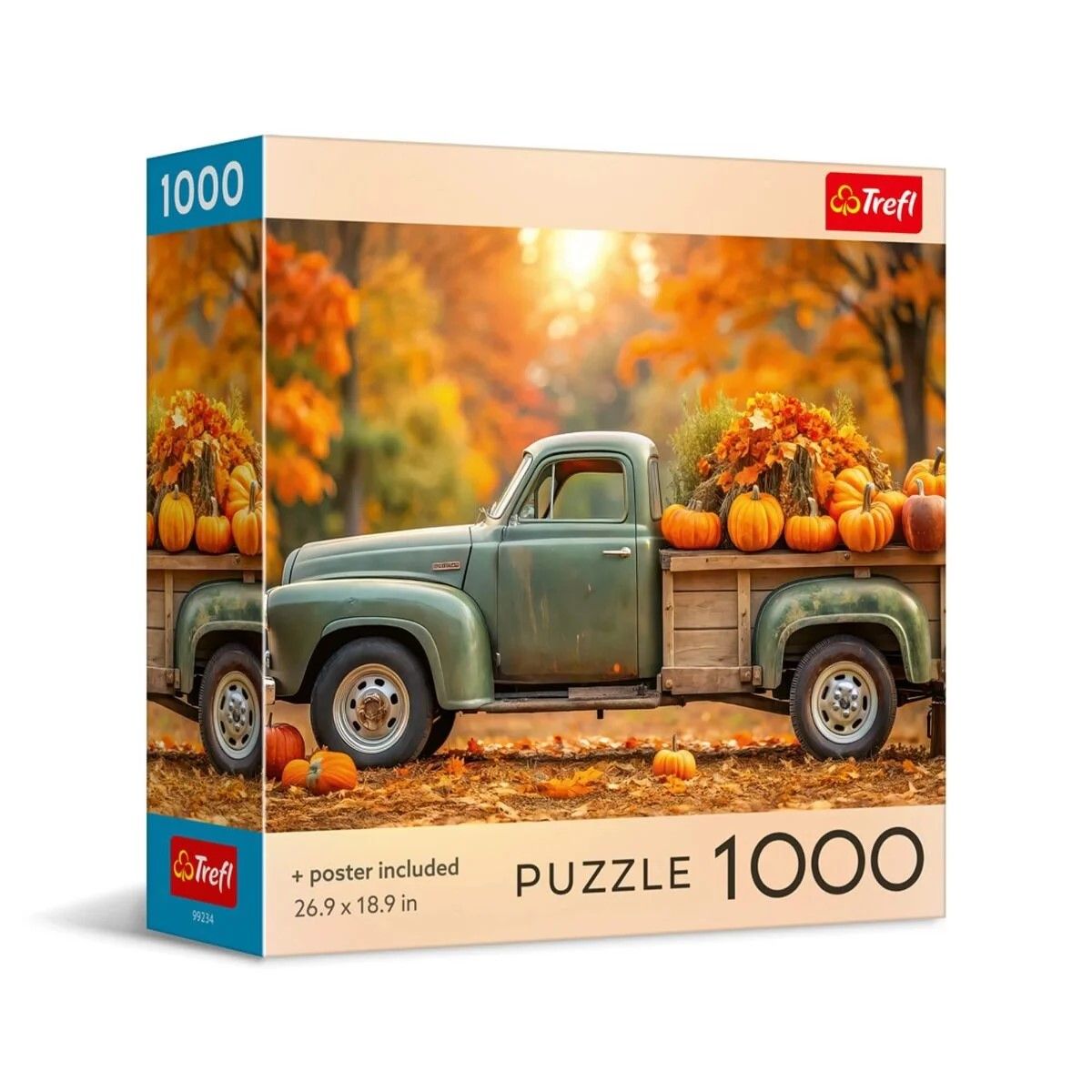 Puzzle Trefl 1000 Piese - Camion de Toamnă cu Poster - Default Title [ps:fcd466cb-1a18-487b-8e2f-05bf62099143]