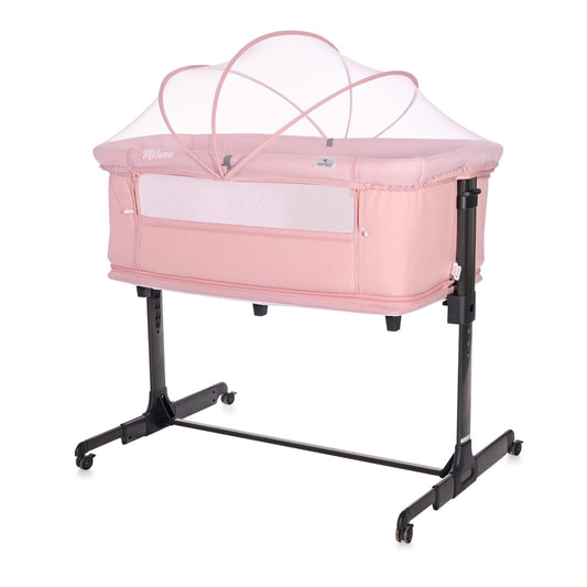 Pătuț 2 în 1 Co Sleeper Milano Pink, Lorelli - Roz [ps:32f511a3-a990-4e7f-954e-4026c6bff560]