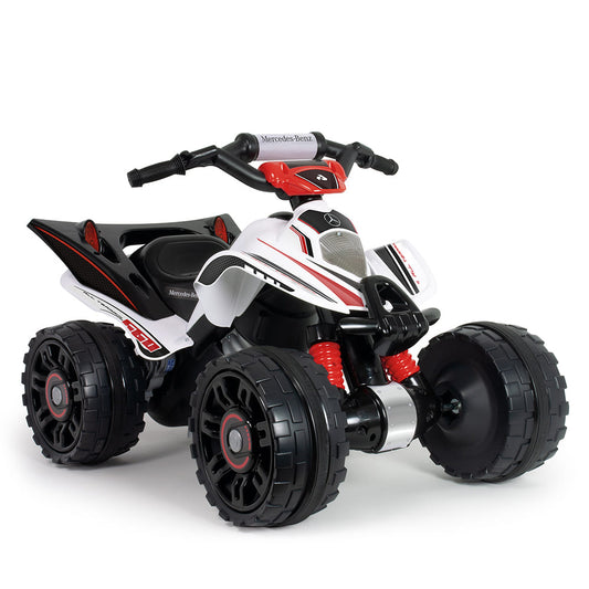 ATV Electric Mercedes Injusa 12V pentru Copii, Alb-Negru - Default Title [ps:e2bad65c-4eab-48f4-895b-c6ed18e90bff]