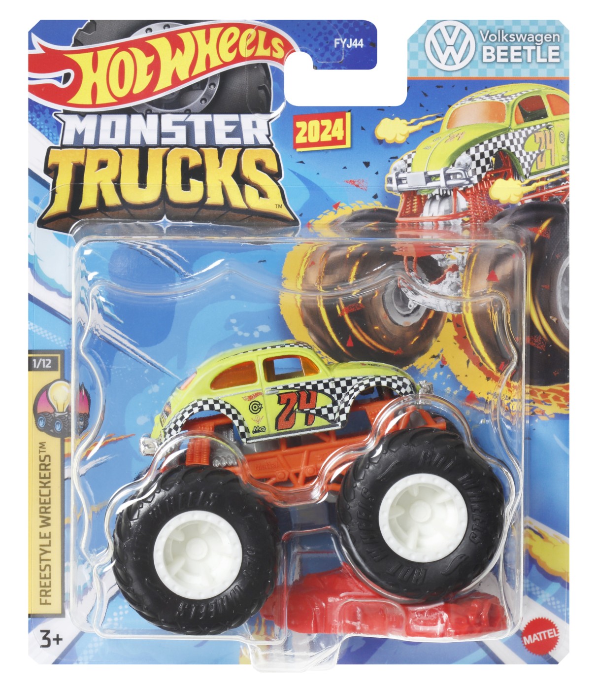 HOT WHEELS MONSTER TRUCK SET 2 MASINI SCARA 1 LA 64 - Volkswagen [ps:94ad460a-b9aa-4ff2-907d-c54492240810]