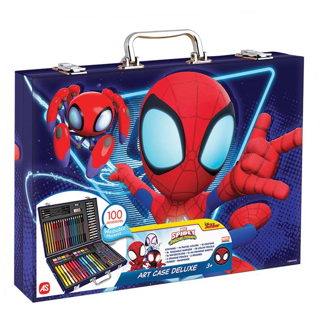 Kit Colorat Deluxe Marvel Spidey Jumbo - 100 Accesorii - Default Title [ps:6291df9b-c502-4254-8200-d8159f6ef04a]