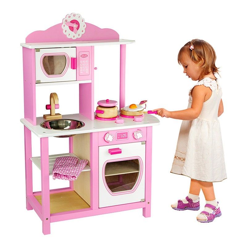 Bucătărie din Lemn Mică Prințesa Viga Toys - Default Title [ps:e2861d6a-a745-4ff3-b0da-eaae663add55]