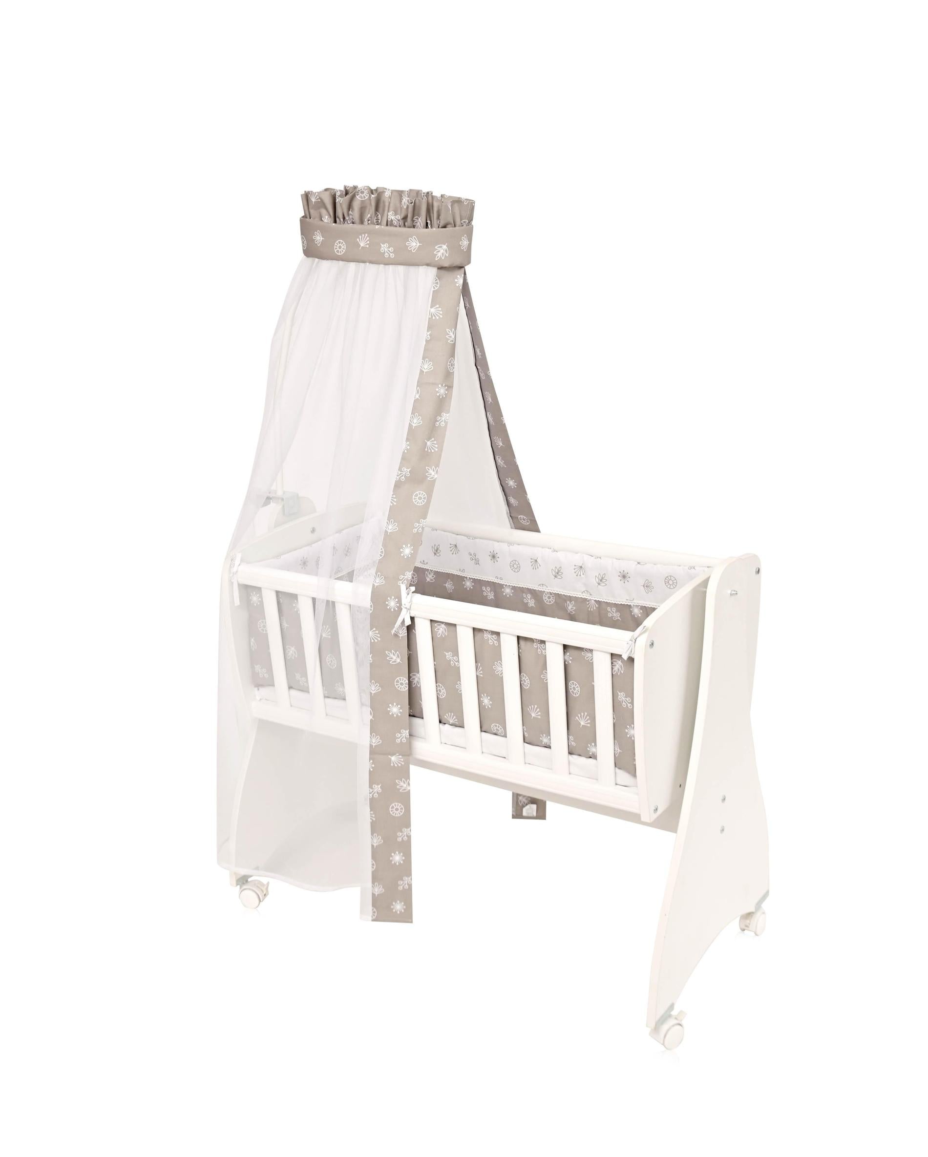 Set Lenjerie Pat Balansoar Lorelli First Dreams, 7 piese - Grey Beige [ps:e7765568-360a-4685-93de-88f065ee0092]