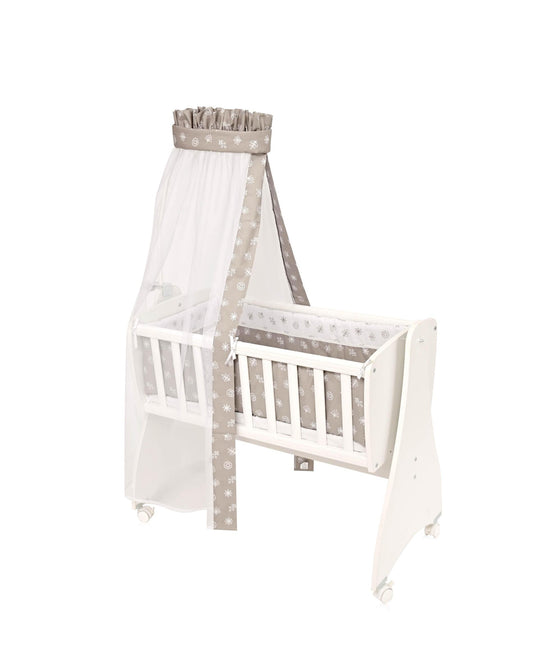 Set Lenjerie Pat Balansoar Lorelli First Dreams, 7 piese - Grey Beige [ps:e7765568-360a-4685-93de-88f065ee0092]