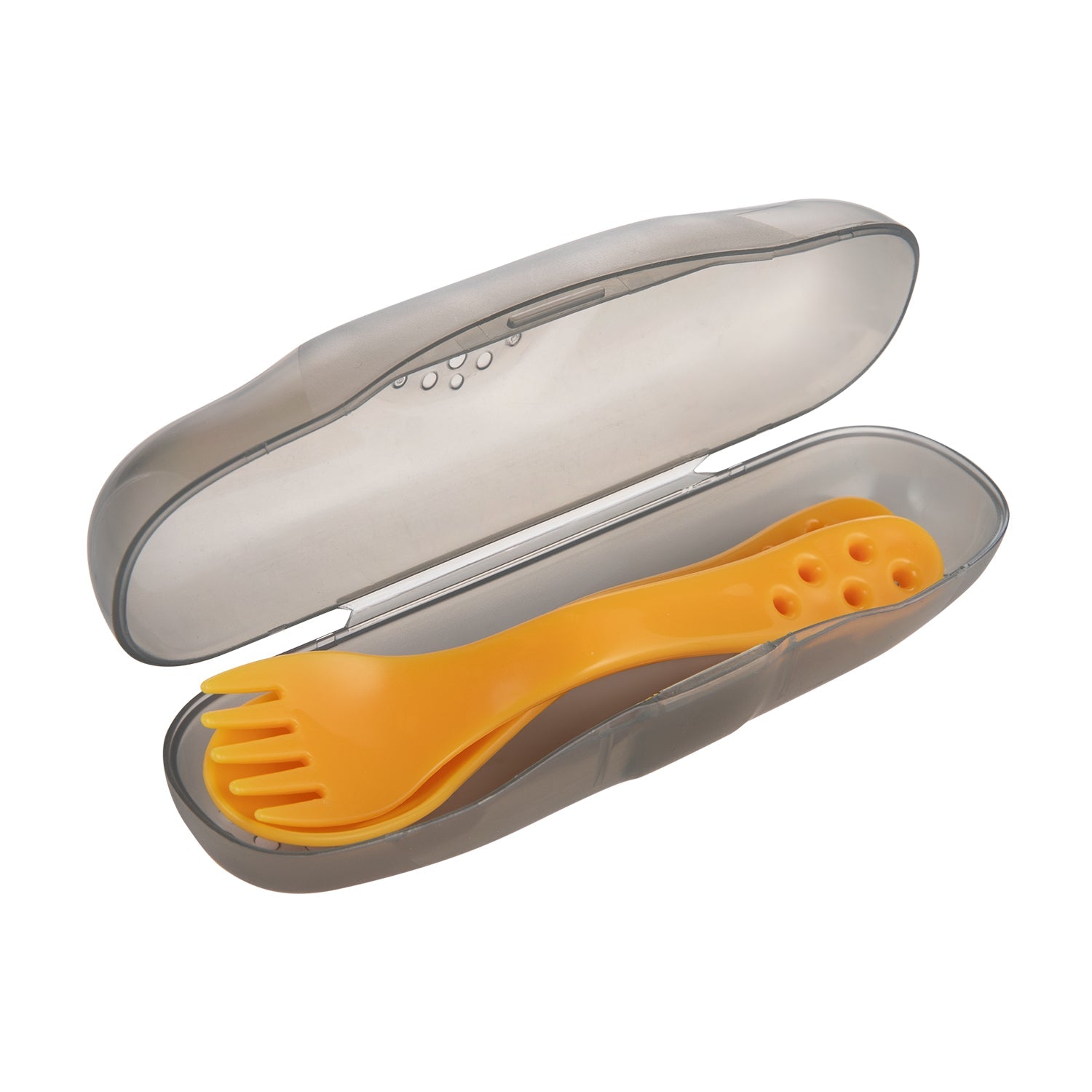 Canpol Babies Set de Calatorie Lingurita Si Furculita 74/019_yel [ps:ee7bcf18-e34d-46bb-906d-edce6264d1ee]