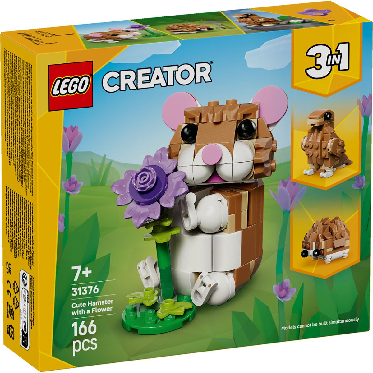 LEGO CREATOR HAMSTER ADORABIL CU O FLOARE 31376 - Default Title [ps:8aea3891-98fd-42e6-9884-10dcf8f1e972]