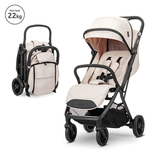 Cărucior Lorelli Calista, Pliere Automată, Black | 0-48 luni - Beige [ps:46cfdd21-fefb-43bd-a8f9-8d8c17271e1c]
