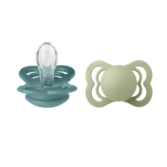 Set 2 Suzete BIBS Supreme Silicon 0 luni - Ivory/Blush - Sage [ps:0193db80-e24d-40ed-af3d-5329c3fd6316]