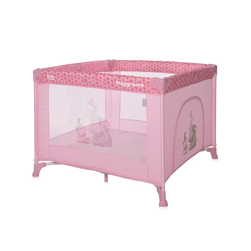 Tarc de Joaca Lorelli Playground, 100x100 cm, Mellow Rose - Mellow Rose Fellows [ps:516f457e-3b9a-4b8e-aa52-b80242f756e8]