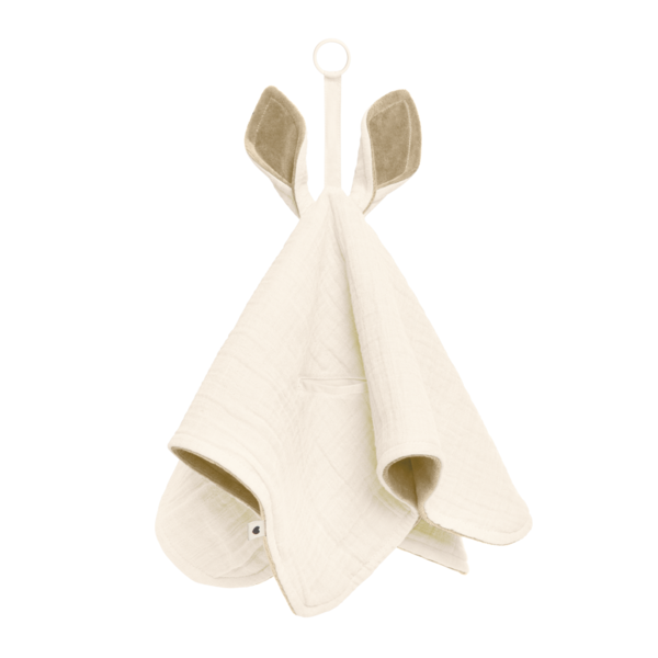 Paturica cu urechiuse Kangaroo Ivory BIBS - Confort Bebe - Ivory [ps:0b4c1403-29f0-4845-8a78-d4977f588452]
