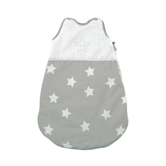 Sac de dormit vară Lorelli Stars Pale Blush (0-6 luni) - Stars Grey [ps:3d1b7e0d-9aee-47df-8a6d-ddfe359ca79e]