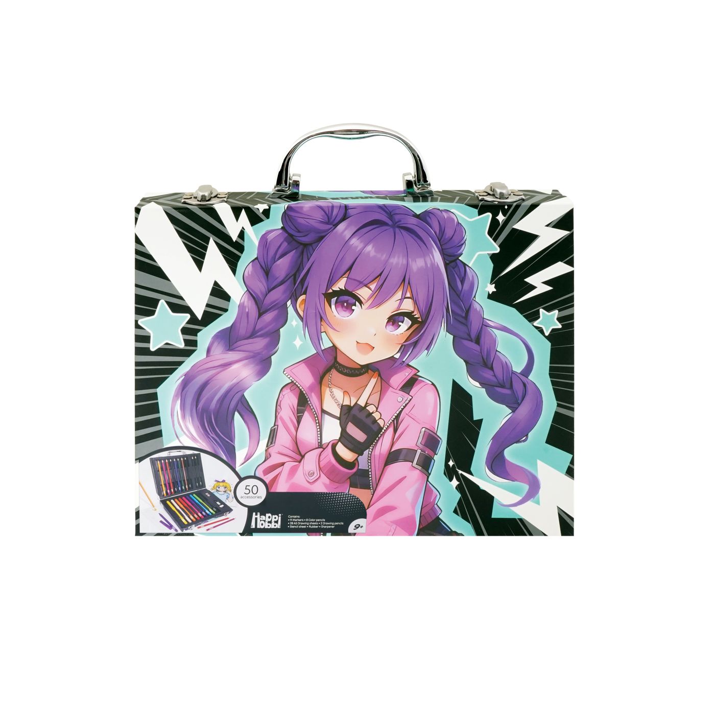 Set Desen Deluxe Manga Happi Hobbi cu 50 Accesorii - AS - Default Title [ps:aa52f025-165f-4ee2-8164-5dce3f74f894]