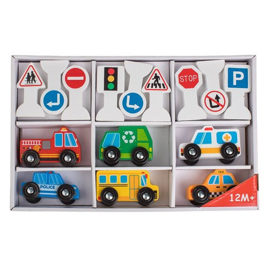 Vehicule din Lemn cu Roti și Forme Jumbo - 15 Piese - Default Title [ps:76bd3320-3a0c-4224-9c10-aa0e87a2ca15]
