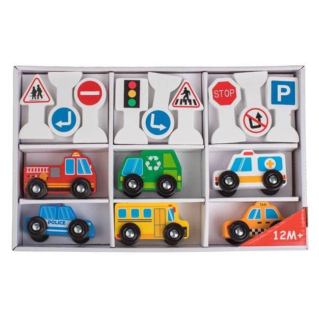 Vehicule din Lemn cu Roti și Forme Jumbo - 15 Piese - Default Title [ps:76bd3320-3a0c-4224-9c10-aa0e87a2ca15]