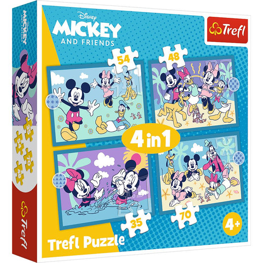 Puzzle Trefl 4in1 Curiozități Mickey Mouse - Set Jucării - Default Title [ps:94f49782-a62c-410c-aa71-e7f7cc8787c3]