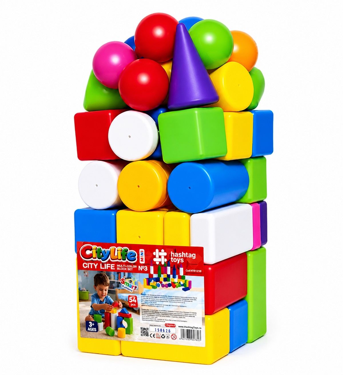 Set Construcții City Life Mini 3 Plasa VIVA TOYS - Default Title [ps:462d3634-0275-4154-8518-075562e049b6]