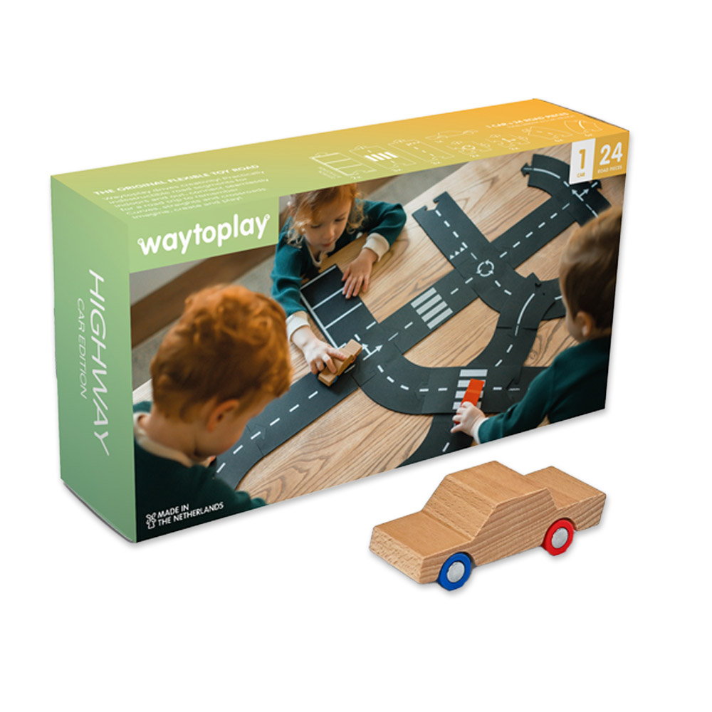 Traseu auto Waytoplay Highway Car Edition, 25 piese - Default Title [ps:41ad731d-723a-4bb8-98c6-ae89badf4976]