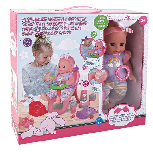Set Scaun de Masa cu Papusa Bebelus Jumbo - Sunete & - Default Title [ps:8fafb77c-09d7-4ff7-a601-e171a5e650f8]